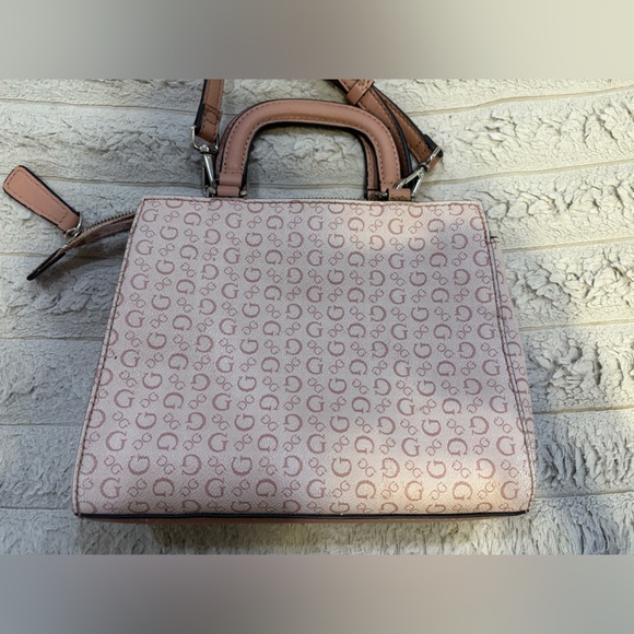 Guess Pink Logo Crossbody Bag - Picture 2 of 12